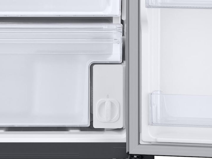 SAMSUNG RS23A500ASR 23 cu. ft. Smart Counter Depth Side-by-Side Refrigerator in Stainless Steel