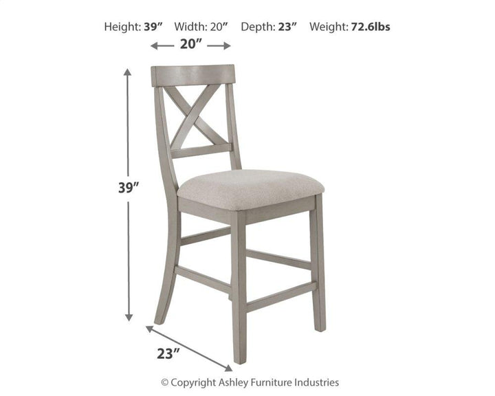 ASHLEY FURNITURE PKG008916 Counter Height Dining Table and 2 Barstools