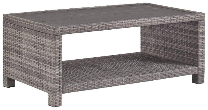 ASHLEY FURNITURE PKG014546 3-piece Outdoor Sectional With Coffee Table