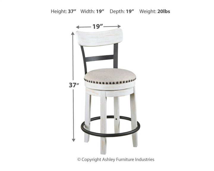 ASHLEY FURNITURE PKG014919 Counter Height Dining Table and 2 Barstools