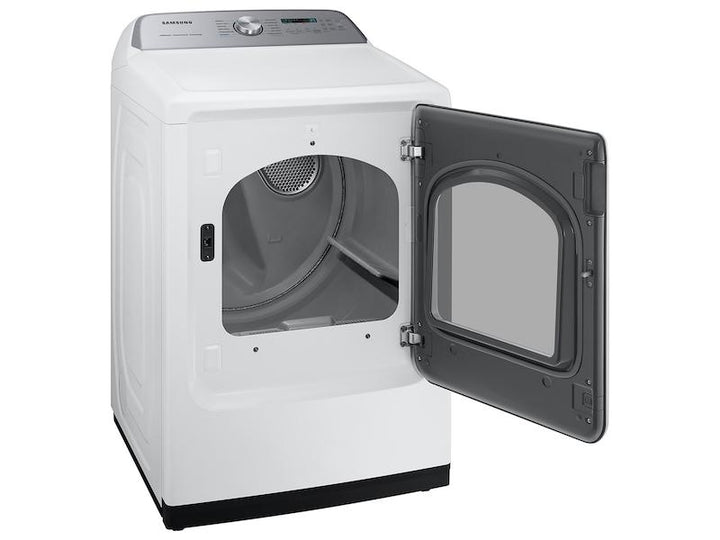 SAMSUNG DVE52A5500W 7.4 cu. ft. Smart Electric Dryer with Steam Sanitize+ in White