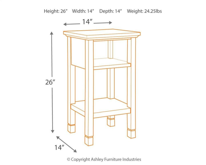 ASHLEY FURNITURE A4000089 Marnville Accent Table