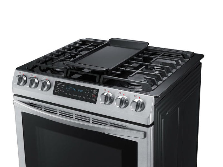 SAMSUNG NX58R9421SS 5.8 cu. ft. Slide-in Gas Range with Convection in Stainless Steel