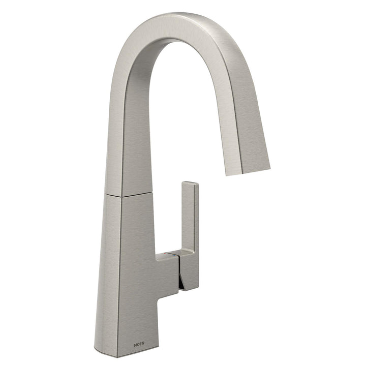 MOEN S55005SRS Nio Spot resist stainless One-Handle High Arc Bar Faucet