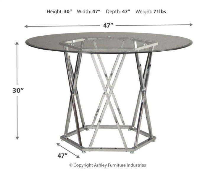 ASHLEY FURNITURE PKG001927 Dining Table and 4 Chairs