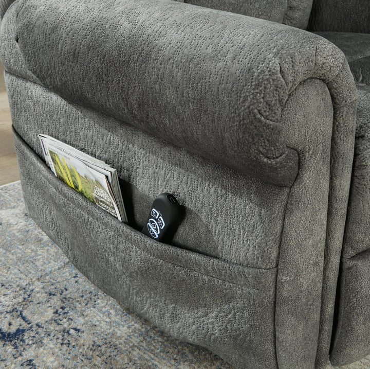ASHLEY FURNITURE 7550612 Mopton Power Lift Recliner