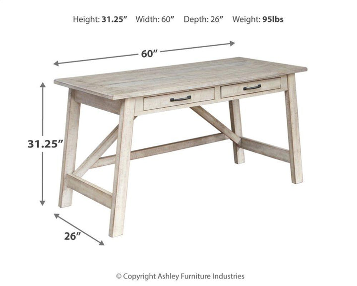 ASHLEY FURNITURE PKG008042 Home Office Desk and Storage