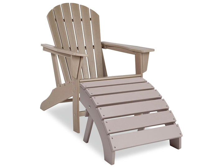 ASHLEY FURNITURE PKG013805 Outdoor Adirondack Chair and Ottoman