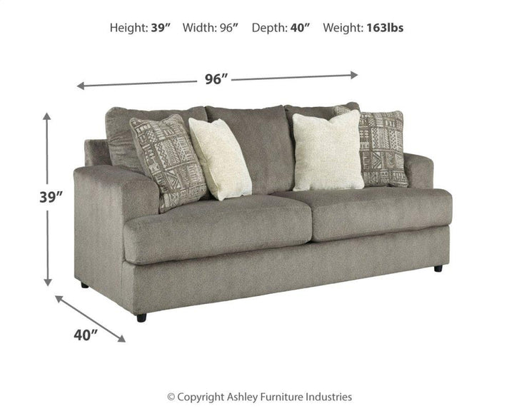 ASHLEY FURNITURE 95103U2 Soletren Sofa and Loveseat