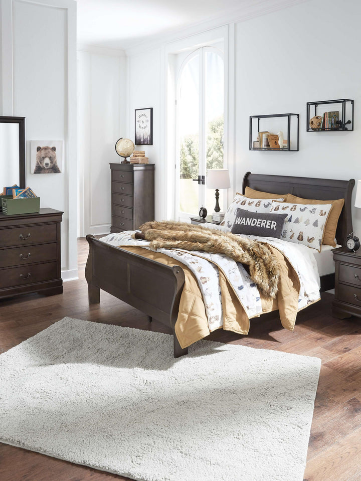 ASHLEY FURNITURE B398B3 Leewarden Full Sleigh Bed