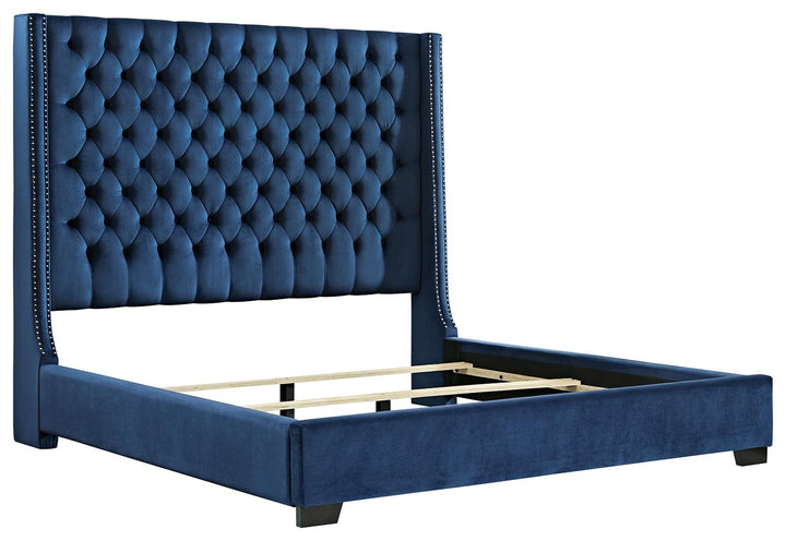 ASHLEY FURNITURE B650B26 Coralayne California King Upholstered Bed