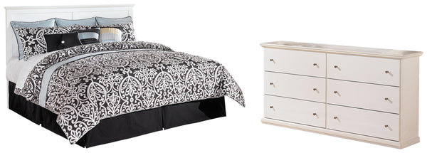 ASHLEY FURNITURE PKG002741 King/california King Panel Headboard With Dresser