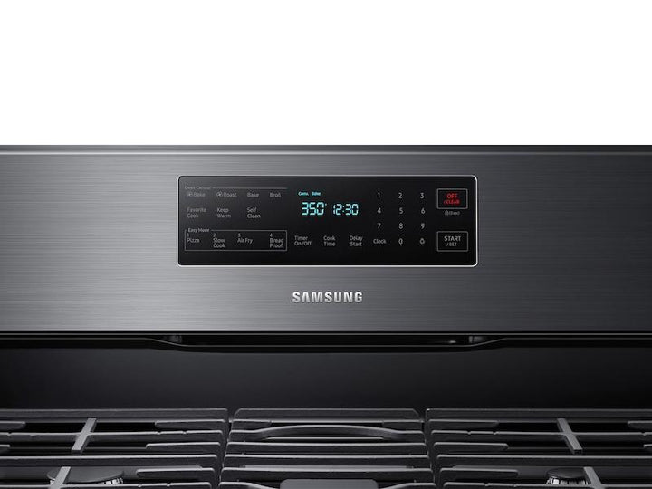 SAMSUNG NX58T7511SG 5.8 cu. ft. Freestanding Gas Range with Air Fry and Convection in Black Stainless Steel