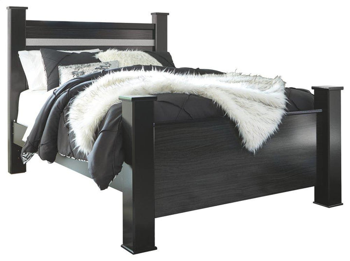 ASHLEY FURNITURE PKG007660 Queen Poster Bed With Dresser