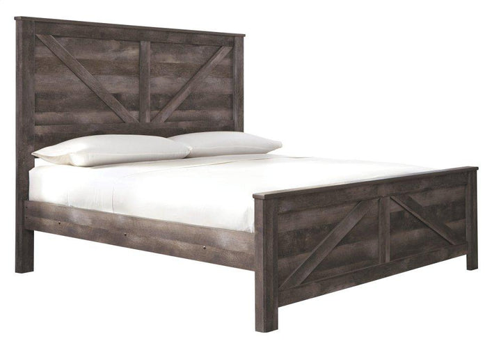 ASHLEY FURNITURE PKG000722 King Crossbuck Panel Bed With Dresser