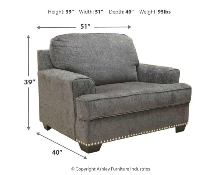 ASHLEY FURNITURE 95904U2 Locklin Chair and Ottoman