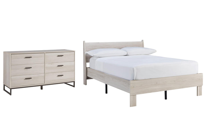 ASHLEY FURNITURE PKG009037 Full Platform Bed With Dresser