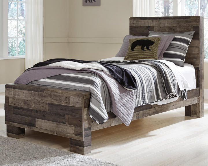 ASHLEY FURNITURE PKG003360 Twin Panel Bed With Mirrored Dresser