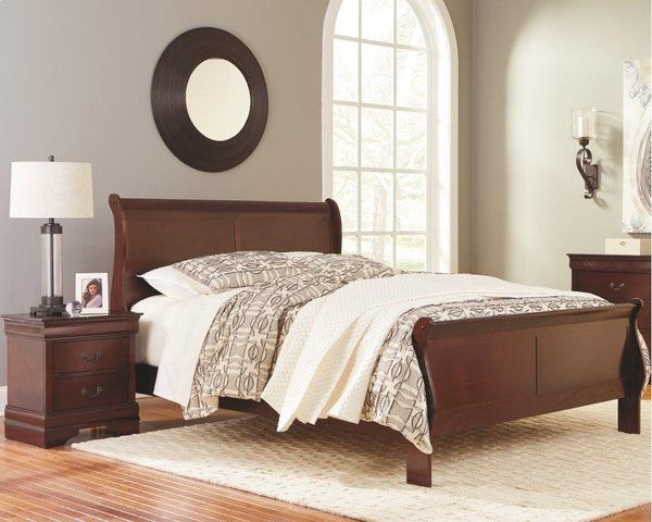 ASHLEY FURNITURE PKG000498 King Sleigh Bed With 2 Nightstands