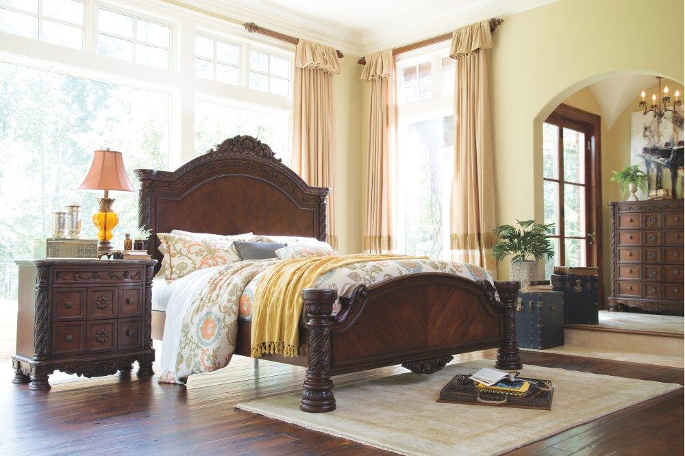 ASHLEY FURNITURE B553B36 North Shore Queen Panel Bed