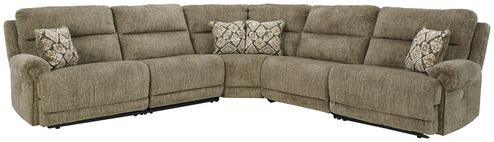 ASHLEY FURNITURE 85407S1 Lubec 5-piece Power Reclining Sectional