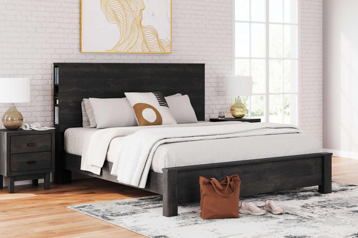 ASHLEY FURNITURE B1388B7 Toretto King Panel Bookcase Bed
