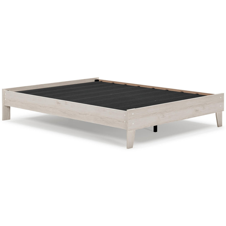 ASHLEY FURNITURE PKG012209 Queen Platform Bed With 2 Nightstands