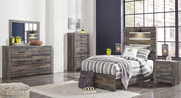 ASHLEY FURNITURE PKG003222 Twin Panel Bed With Dresser
