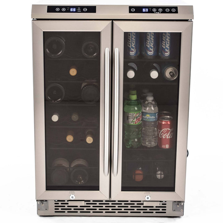 AVANTI WBV19DZ 19 Bottle / 66 Can Dual-Zone Wine & Beverage Center