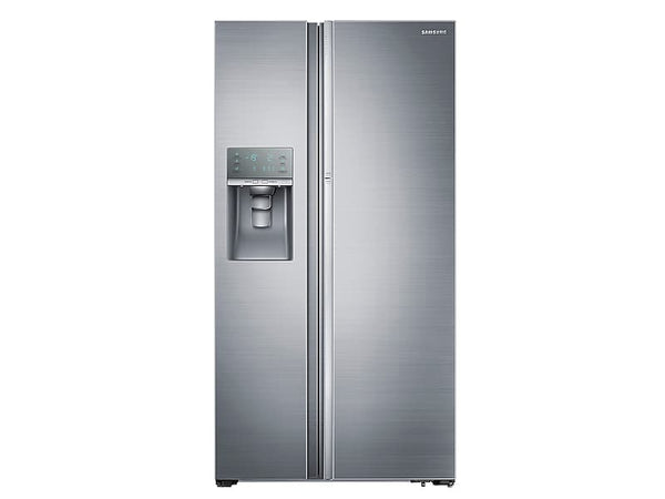 SAMSUNG RH22H9010SR 22 cu. ft. Food Showcase Counter Depth Side-by-Side Refrigerator with Metal Cooling in Stainless Steel