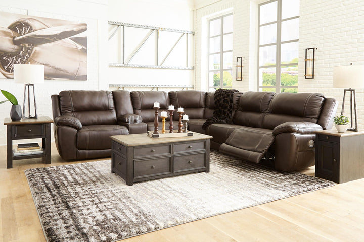 ASHLEY FURNITURE U71604S2 Dunleith 6-piece Power Reclining Sectional