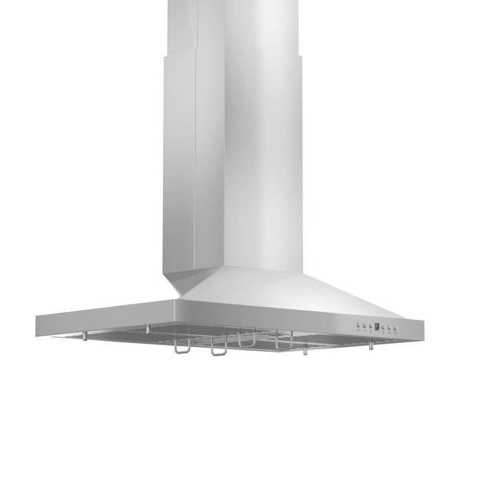 ZLINE KITCHEN AND BATH GL2I30 ZLINE Convertible Vent Island Mount Range Hood in Stainless Steel Size: 30 Inch