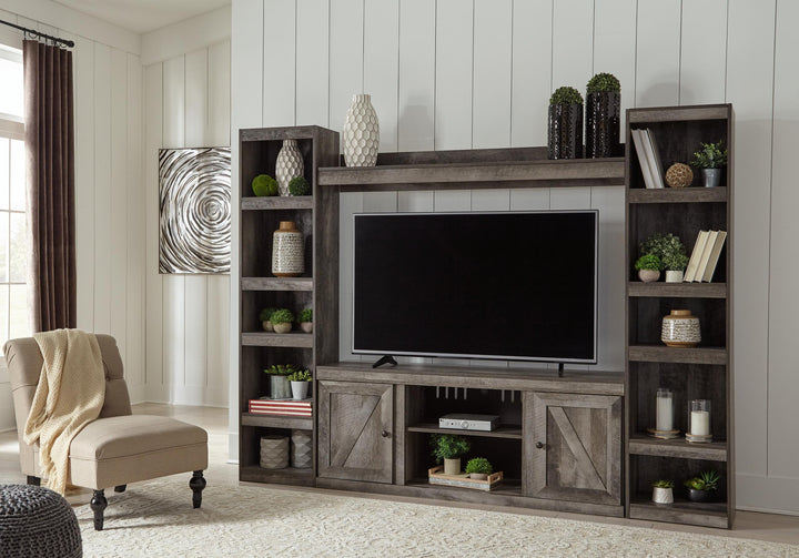 ASHLEY FURNITURE EW0440W6 Wynnlow 4-piece Entertainment Center