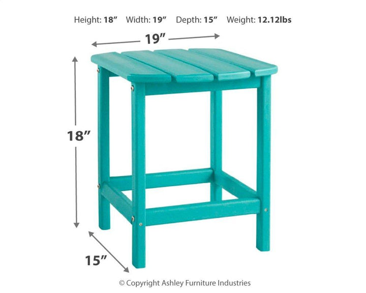 ASHLEY FURNITURE PKG008189 Outdoor Chair With End Table