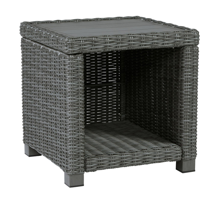 ASHLEY FURNITURE PKG014559 Outdoor Sofa and 2 Lounge Chairs With Coffee Table and 2 End Tables