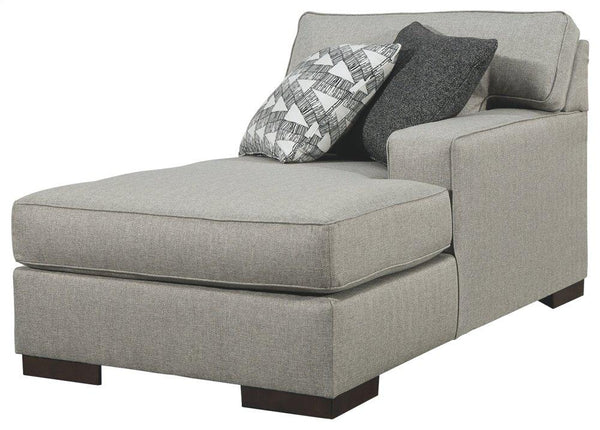 ASHLEY FURNITURE 4190217 Marsing Nuvella Right-arm Facing Corner Chaise