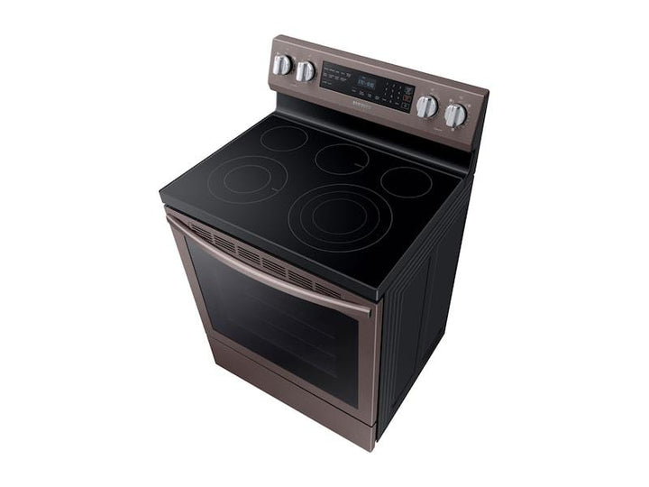 SAMSUNG NE59R6631ST 5.9 cu. ft. Freestanding Electric Range with True Convection in Tuscan Stainless Steel