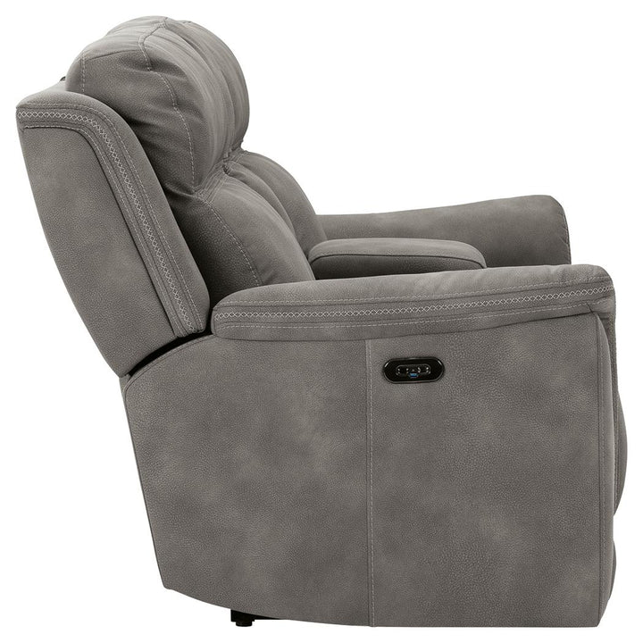 ASHLEY FURNITURE 5930118 Next-gen Durapella Power Reclining Loveseat With Console