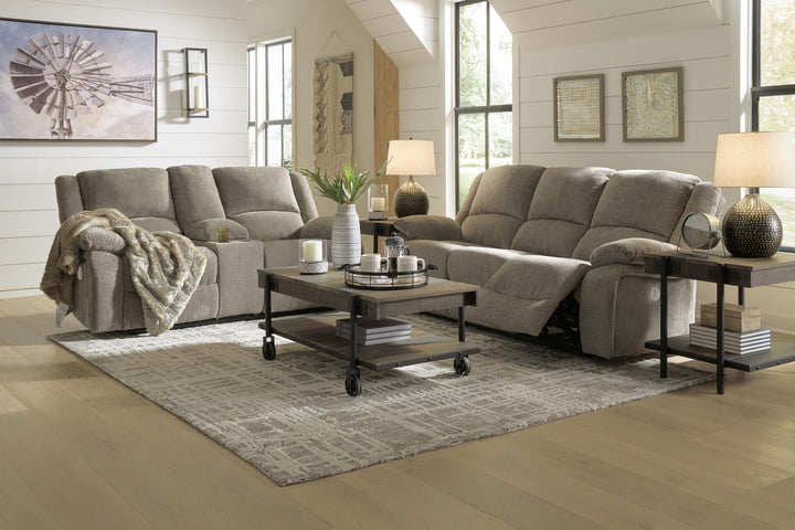 ASHLEY FURNITURE 76505U2 Draycoll Power Reclining Sofa and Loveseat