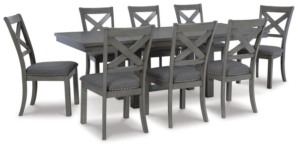 ASHLEY FURNITURE PKG013281 Dining Table and 8 Chairs