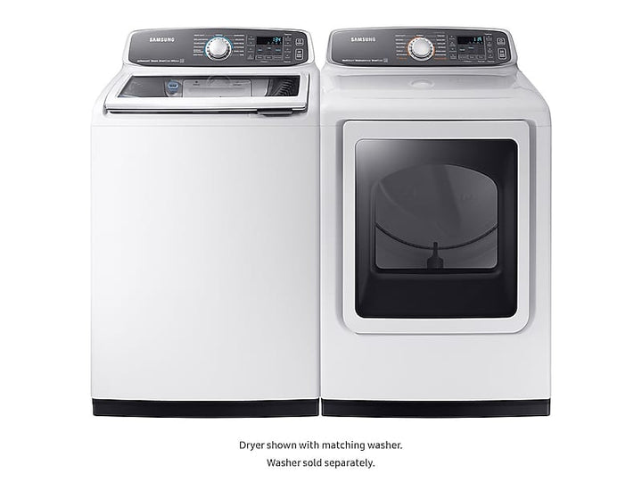 SAMSUNG DVG52M7750W 7.4 cu. ft. Gas Dryer in White