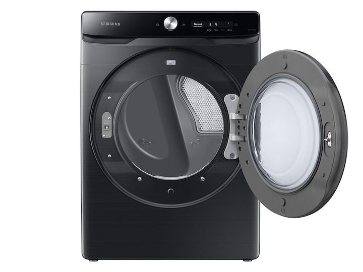 SAMSUNG DVE50A8600V 7.5 cu. ft. Smart Dial Electric Dryer with Super Speed Dry in Brushed Black