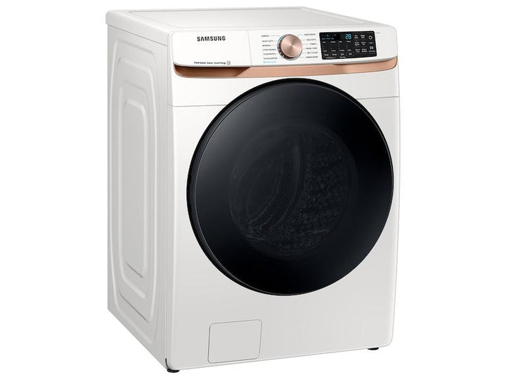 SAMSUNG WF50BG8300AEUS 5.0 cu. ft. Extra Large Capacity Smart Front Load Washer with Super Speed Wash and Steam in Ivory