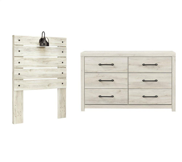 ASHLEY FURNITURE PKG002949 Twin Panel Headboard With Dresser