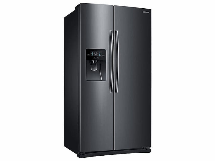 SAMSUNG RS25H5111SG 25 cu. ft. Side-by-Side Refrigerator with In-Door Ice Maker in Black Stainless Steel