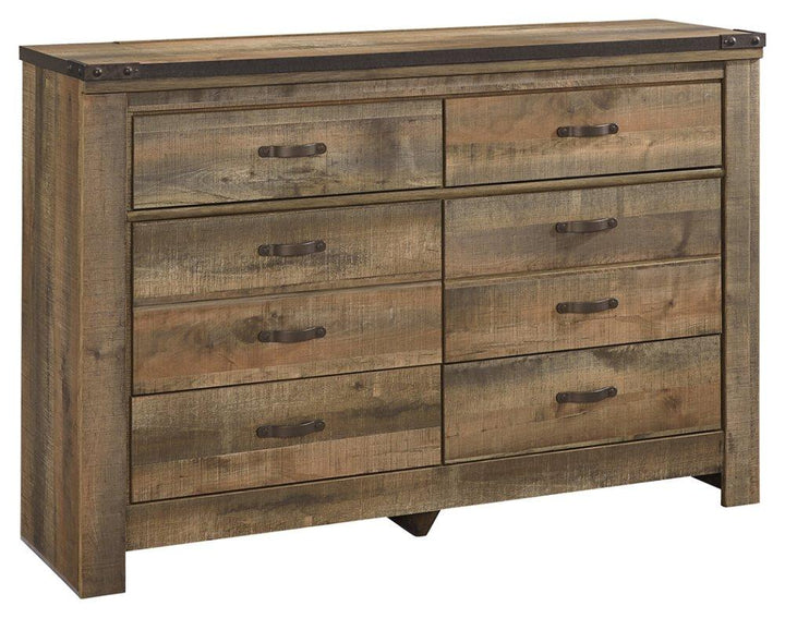 ASHLEY FURNITURE PKG005035 Full Panel Bed With 2 Storage Drawers With Dresser