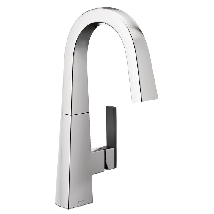 MOEN S55005 Nio Chrome One-Handle High Arc Bar Faucet