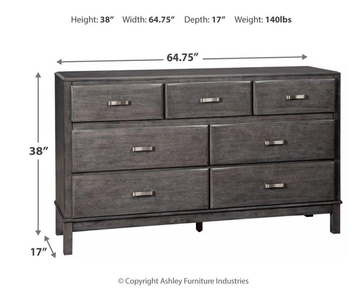 ASHLEY FURNITURE PKG005059 Queen Storage Bed With 8 Storage Drawers With Dresser