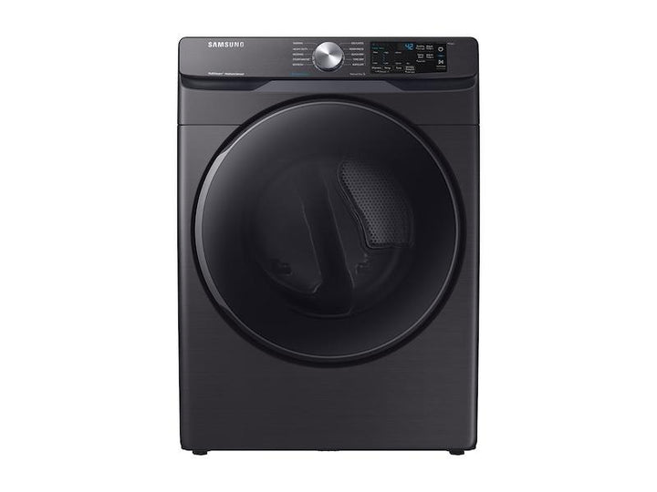 SAMSUNG DVE45R6100V 7.5 cu. ft. Electric Dryer with Steam Sanitize+ in Black Stainless Steel