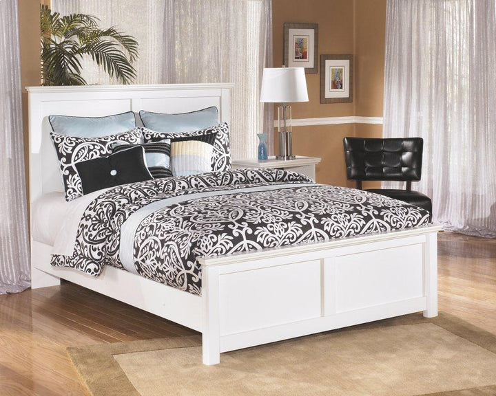 ASHLEY FURNITURE PKG000011 Queen Panel Bed With Mirrored Dresser, Chest and 2 Nightstands